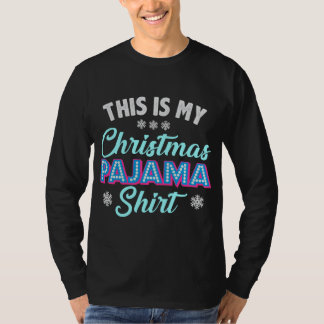 Camiseta Este É Meu Presente Da Família X-Mas Legal Do Paja