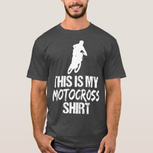 Camiseta Este É Meu Presente Motocross Engraçado