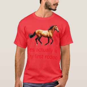 Camiseta este é meu primeiro rodeio