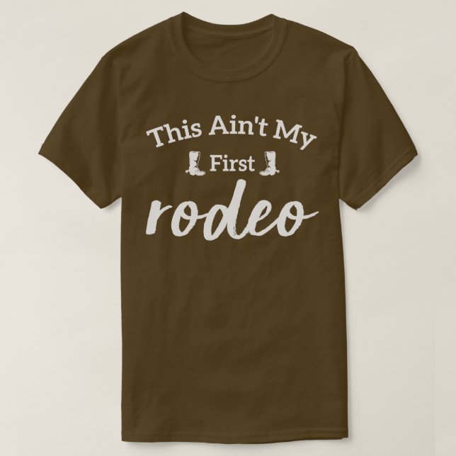 Camiseta Este É Meu Primeiro Rodeio (Frente do Design)