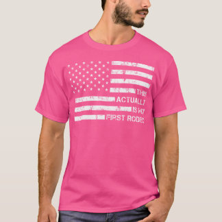 Camiseta Este É Meu Primeiro Rodeo Engraçado Cowgi