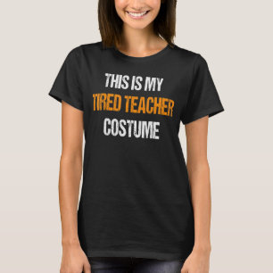 Camiseta Este é meu professor de fantasia de Halloween