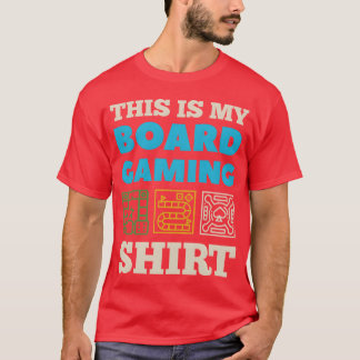 Camiseta Este é meu quadro de jogos de tabuleiro Amigos ama