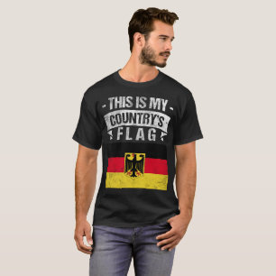 Camiseta Este é meu t-shirt alemão do dia de bandeira da