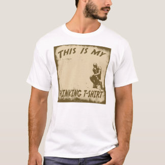 CAMISETA ESTE É MEU T-SHIRT DE PENSAMENTO