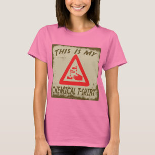CAMISETA ESTE É MEU T-SHIRT QUÍMICO