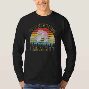 Camiseta Este É Meu Tanque Betta Limpando Aquaristas Aquári
