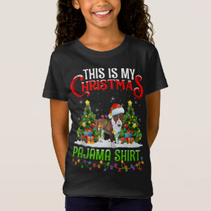 Camiseta Este É Meu Touro De Luz De Pijama De Natal