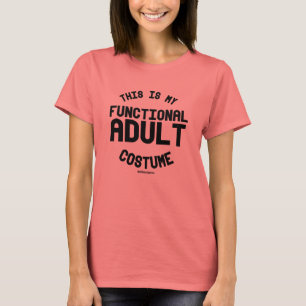 Camiseta Este é meu traje adulto funcional