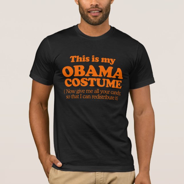 Camiseta Este é meu traje de Obama (Frente)