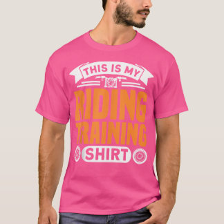 Camiseta Este É Meu Treinamento De Ciclismo Moto Motociclis