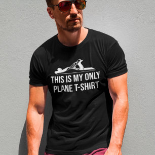 Camiseta Este É Meu Único Avião Que A Madeira De Camiset