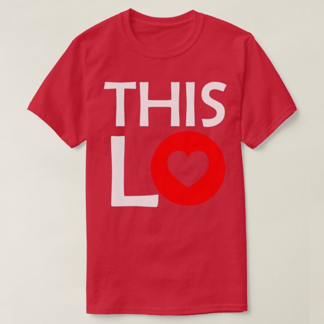 Camiseta Este é o amor 1 (Frente do Design)