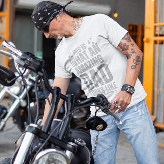 Camiseta Este é o aspecto de um pai incrível como dia de os