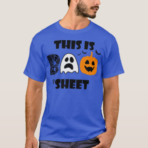 Camiseta Este É O Boo Sheet Bonito Adorável BOO Feliz Hallo