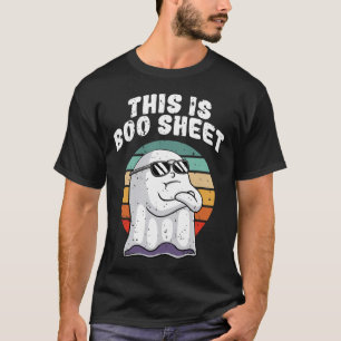 Camiseta Este É O Boo Sheet do Diversão Halloween O Fantasm