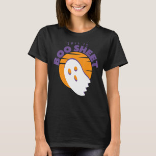 Camiseta Este é o Boo Sheet Ghost Halloween no Orange Sun