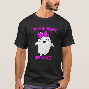 Camiseta Este É O Boo Sheet Spider Decor Ghost Spooky Hallo