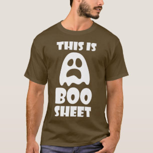 Camiseta Este É O Bote Sheet Ghost Feliz Hallow