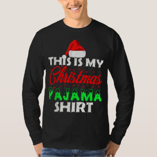 Camiseta Este é o conjunto de presentes da família Pajama d