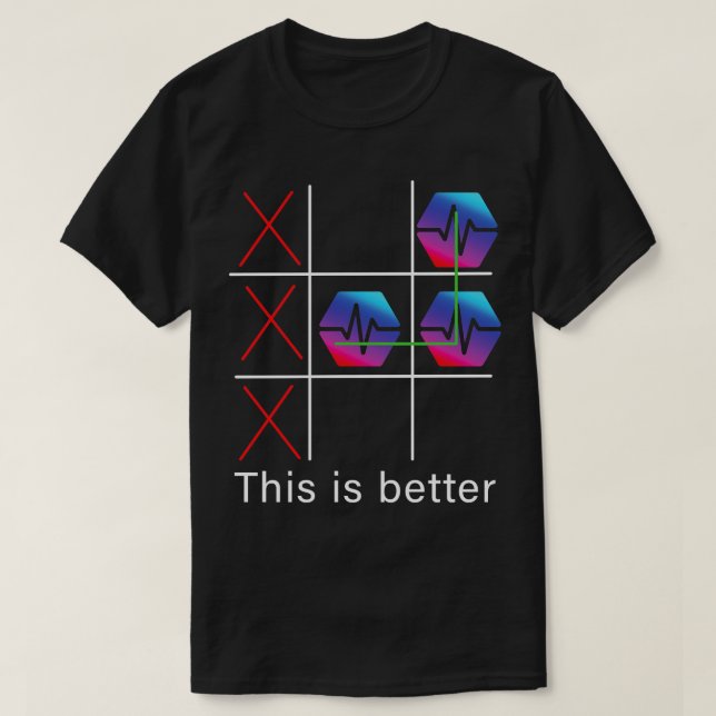 Camiseta este é o melhor Bloco PLS do PulseChain Cryptocurr (Frente do Design)