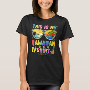 Camiseta Este É O Meu Aloha Hawaii Beach Pineapple S
