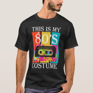 Camiseta Este é o meu anos 80 do Costume dos anos 80, Volta