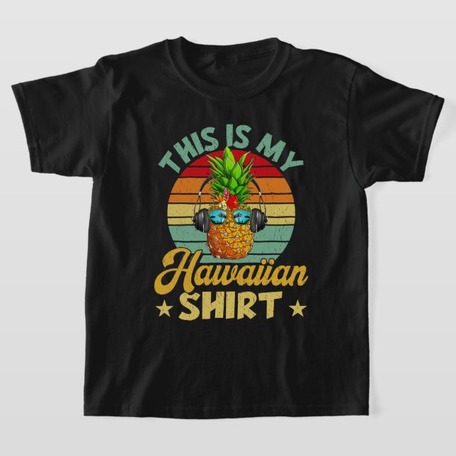 Camiseta Este É O Meu Armário Hawaii Tropic De Abacaxi Hawa (Postura )