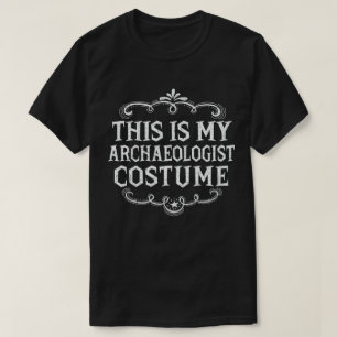 Camiseta Este é o meu Arqueólogo Costume Lazy Halloween