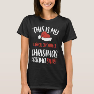 Camiseta Este É O Meu Arquiteto Naval Papais noeis De Natal