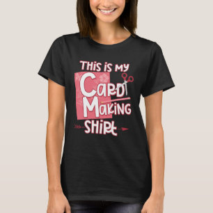Camiseta Este É O Meu Artesanato Scrapboo Para Fazer Cartaz