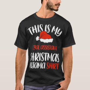 Camiseta Este é o meu Assistente Jurídico Papais noeis de