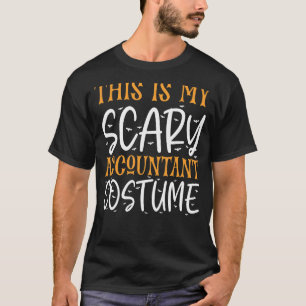 Camiseta Este É O Meu Assustador De Contabilidade Halloween