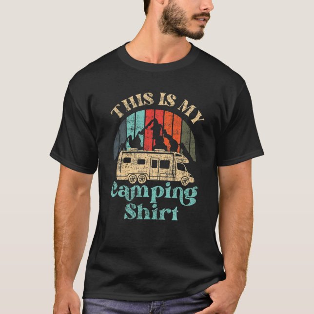 Camiseta Este É O Meu Ataque Para O Motohome Campervan Retr (Frente)