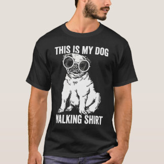 Camiseta Este é o meu Cachorro a Caminhar