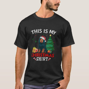 Camiseta Este é o meu Cachorro de Água em Português Santa H