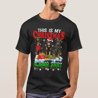 Camiseta Este É O Meu Cachorro De Pijama Funny Rottweiler L