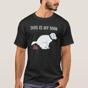 Camiseta Este é o meu Cachorro Mãe e Pai Divertido Humor Pi
