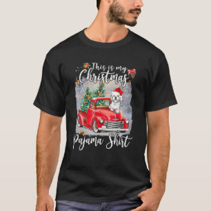 Camiseta Este É O Meu Caminhão De Cachorro Maltês Pajama