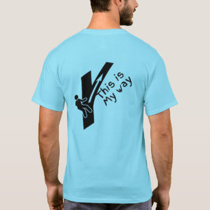 Camiseta Este é o meu caminho. Passe por toda a liberdade