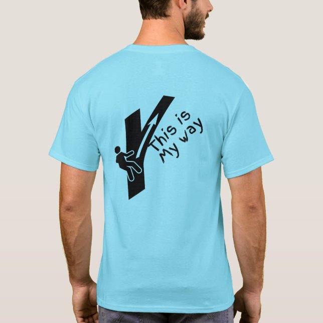 Camiseta Este é o meu caminho. Passe por toda a liberdade (Verso)