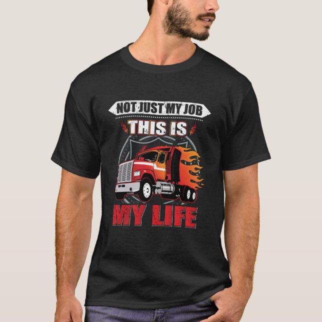 Camiseta Este É O Meu Caminhoneiro Da Vida (Frente)