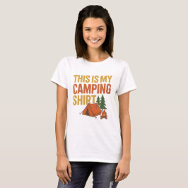Camiseta Este É O Meu Camping T-Shirt