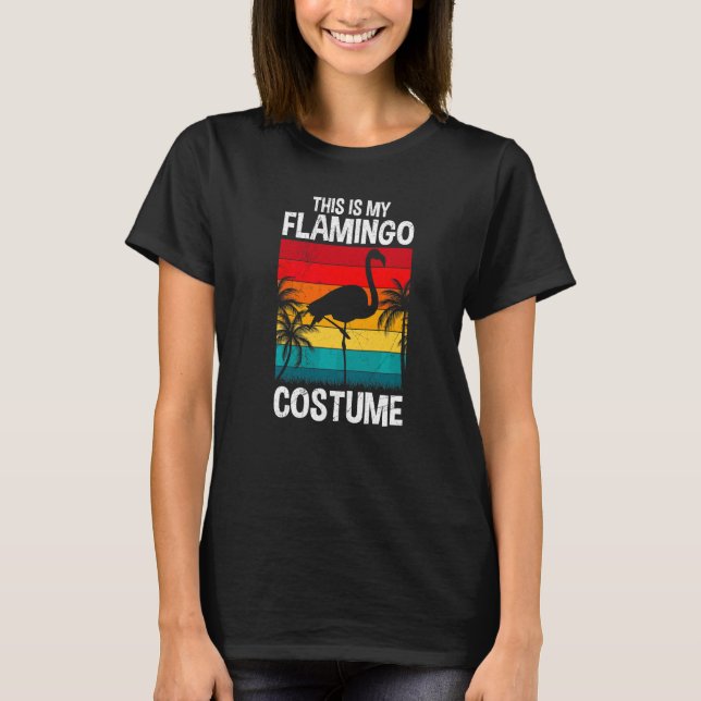 Camiseta Este É O Meu Carnaval De Figurino Flamingo (Frente)