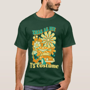 Camiseta Este É o Meu Carro de Flor de Fantasia dos Anos 70