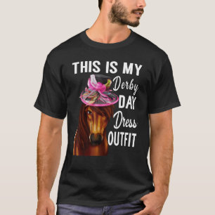 Camiseta Este É O Meu Cavalo De Corrida De Vestido Do Dia D