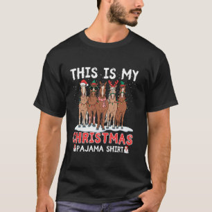 Camiseta Este É O Meu Cavalo Pajama De Natal, Matando B