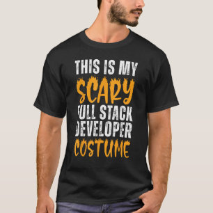 Camiseta Este É O Meu Cheio Assustador Que Desenvolveu Engr