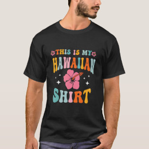 Camiseta Este É O Meu Coluna De Flor De Praia Havaiana Aloh