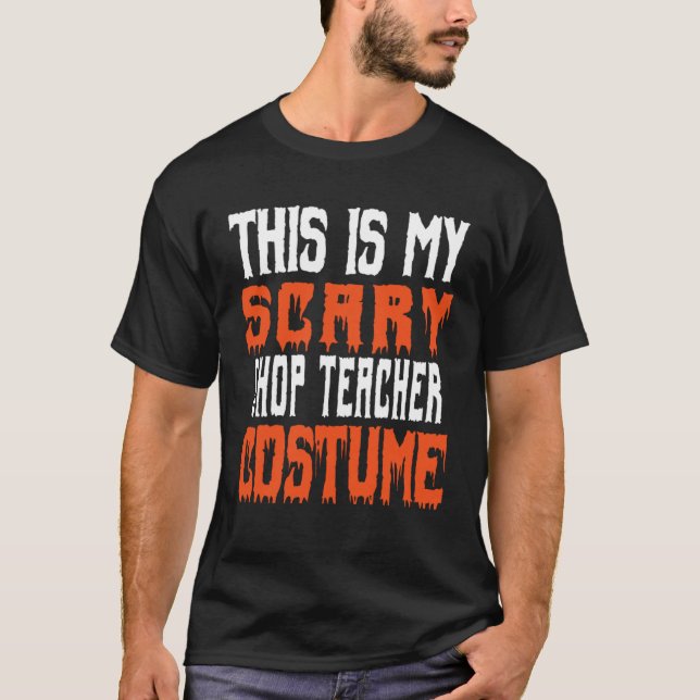 Camiseta Este É O Meu Compro Assustador, Professora Figurin (Frente)